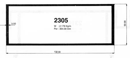 alumunium Curtain Wall-Curtain Wall Group 2305